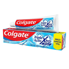 35838 CREME DENTAL COLGATE XTRA WHITE TRIPLA PROTECAO 120G